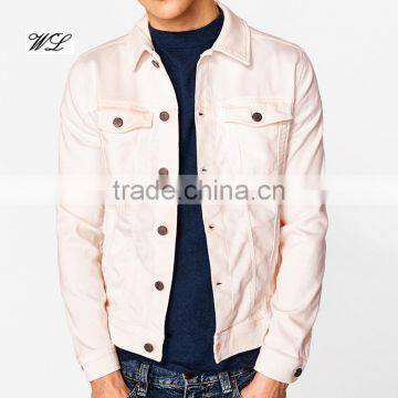 Men's custom plain fashion short solid color bomber jacke coats