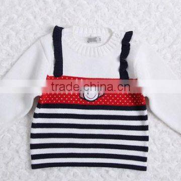 Baby Girls Stripe Knitted Pullover Sweater photo-3