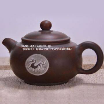 Chinese Dragon Tea Pot Handmade Nixing Tea Pot