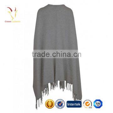Winter Fringe Womens Poncho Cape photo-4