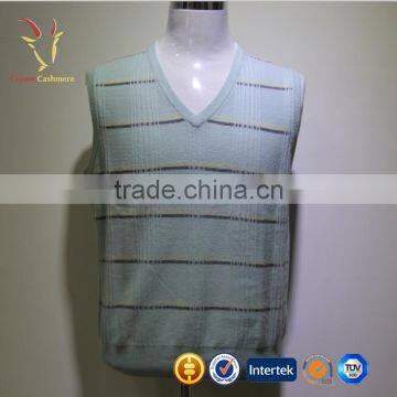 Mens V Neck Sweater Vest Wholesale Knitting Pattern For Men photo-3