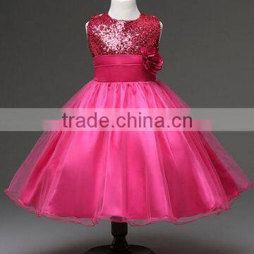 2016 Super Hot Wholesale Flower Girl Dress Girl Wedding Dress Party Flower Dress for Girls photo-6