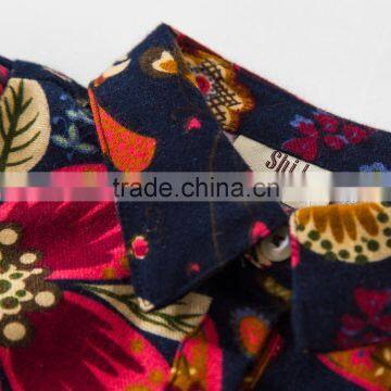 ShiJ Baby Girls Dresses Fall Long Sleeve Floral Print Kids Clothes photo-2