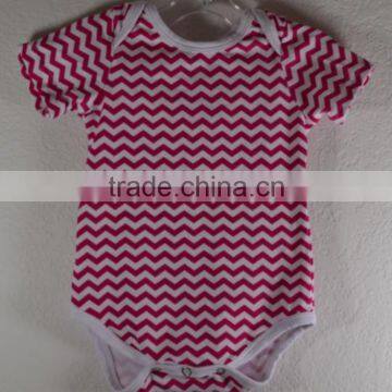 2014 Newest Arrival!Fashion Red chevron Baby Cotton Rompers Baby Cotton Petti Rompers lowest price wholesale RO5755