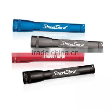 LED 2 AA Mini Mag-Lite Flashlight - features MAG-LED technology and comes with your logo