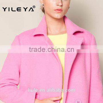 2015 Winter Latest Trendy Women Thick Korean Green Custom Coat, Ladies' Long Coat photo-6