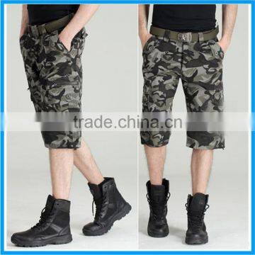 2016 polyester cotton cargo shorts for men, camo cargo shorts