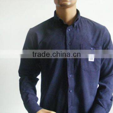 2016 100% Cotton Men's Corduroy Warm Shirt for Winter Season photo-2