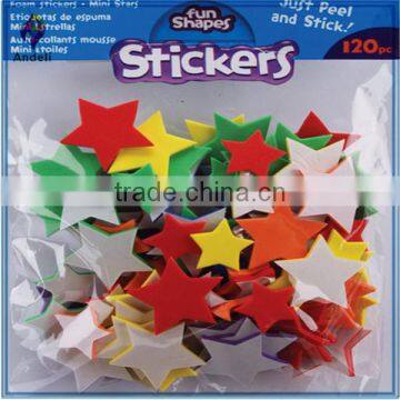 Felt Stickers, Mini Stars Stickers, Felt Fabric Stickers