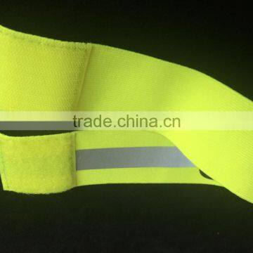 Cheap Custom Printing Magic Tape Elastic Reflective Armband Bracelets photo-2