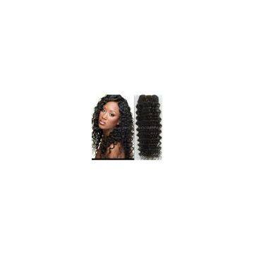 Curly 100% human hair extension