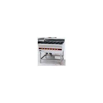 Floor Type LPG Gas Cooking Range / Gas Burner Range BGRL-1280 For Restaurant