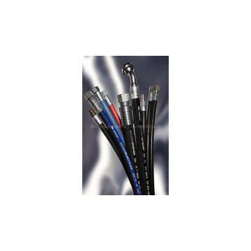 DIN 20022 EN853 2SN double steel wire braid hydraulic hose