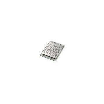16 keys Vandalproof Metal Pinpad for ATM and Kiosk with Interface USB,PS/2 and RS232