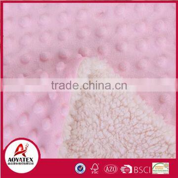 100% Polyester Pressure Bubble Micromink Sherpa Blankets photo-4