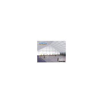 Sports court enclosure