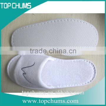 2015 Cheap Hot Sale White Hotel Slippers Disposable Hotel Bathroom Slippers