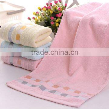 wholesale wedding favor plain dyed dobby jacquard hand towel