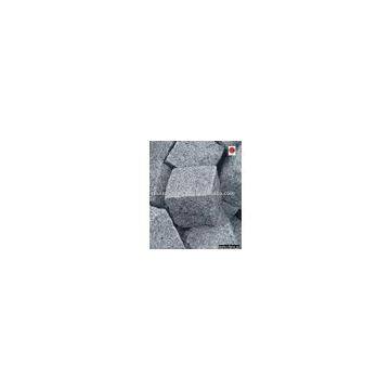 Grey cube stone, granite cube stone