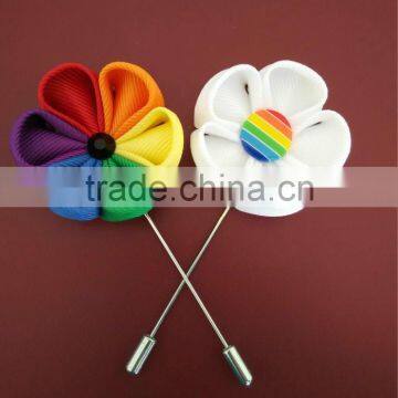 2017 Rainbow - Gay Lesbian - Stick Hat Brooch Pin