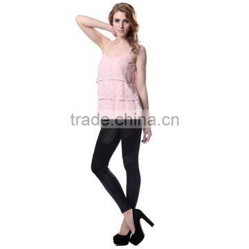 Women's Lace Spaghetti Strap Camo Tank Top for Women photo-2