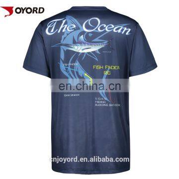 Custom sublimation short sleeve tournament fishing jerseys