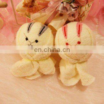 2016 wedding cake towel with cute rabbit