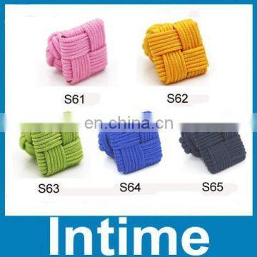 Manufacture Silk Cufflinks Wholesale photo-2