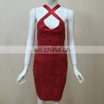 women high quality france wholesale dresses 2017 bandage