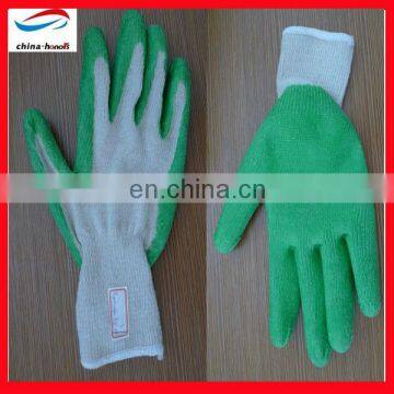 high quality latex palm coated cotton gloves for sale