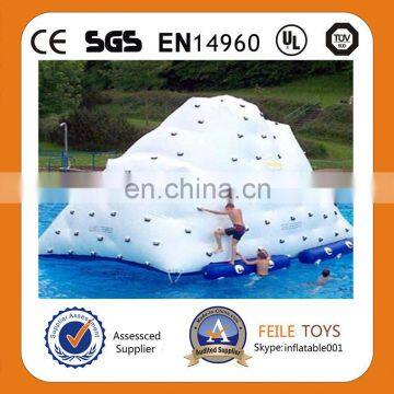 Fashion design water inflatable iceberg for adult