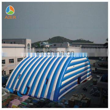 2017 Aier giant outdoor blue and white dome tent for sale/air tent for party