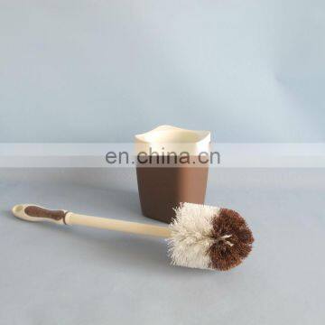 Frosted decorous feeling decorative plastic toilet brush holder