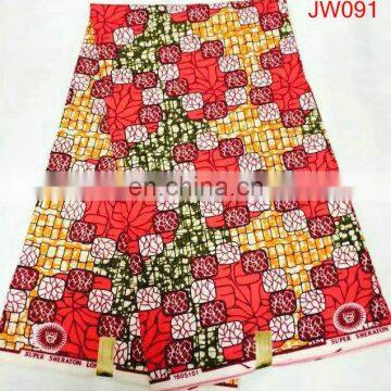 Veritable Wax Block Prints Fabric Real Wax African Wax Fabric JW090 photo-2