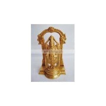 Statue Brass Vishnu Idol HIgh Quality Indian Religious Home Decor Balaji