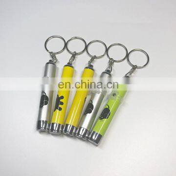 Led keychain custom keychain with image projection for key