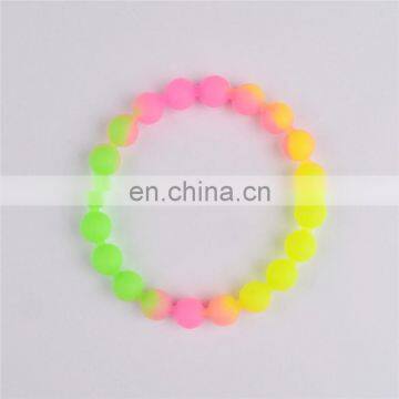 cute silicone wristband,bead bracelet patten