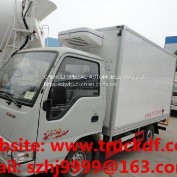 Customized JAC Brand 4*2 LHD Gasoline 1.5tons-2tons Refrigerated Minivan Vehicle for Sale, Cold Room Truck for Sale photo-2