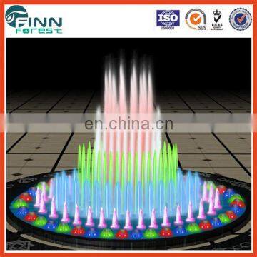 Customized Colorful Solar Energy Decorative Garden Pyramid Fountain With LED Lights photo-3