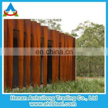 high quality decorated fence corten steel sheets corten-a