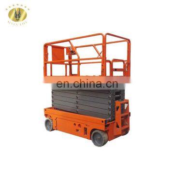 7LGTJZ Shandong SevenLift mobile hydraulic electric self propelled articulating scissor scaffolding boom lift for ae