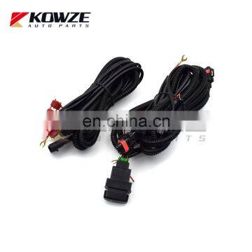 Fog Lamp Daytime Running Light With Wires Complete Set For Mitsubishi Pajero Montero 4 IV 2015
