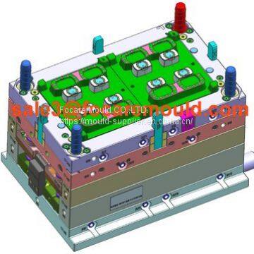 Square Flip Top Sampoo Cap Plastic Injection Mould