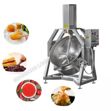 Thermal Oil Cooking Mixer For Rice Milk