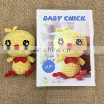 Cute Animal Crochet DIY Set Baby Chick Set Kids Knitting Kit photo-2