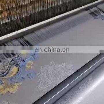 Wholesale Blackout Curtain Fabric Jacquard, Cheap Jacquard Curtain Fabric, Polyester Jacquard Fabric for Curtains