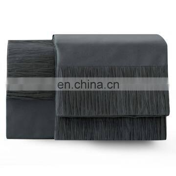 Naturelife Luxury Comfortable Full Size Fitted Solid Color Embossed Bed Sheet photo-6