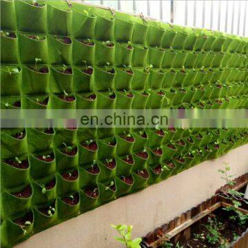 Green Wall Grow Felt Bag for Garden photo-5
