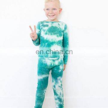 Newborn Baby Girls 2pcs Clothing Set Long Sleeve Tie Dye Romper Top + Pants + Headband 3pcs Outfits Clothes Set photo-4