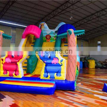 2020 Children Fashion Bounce Castle With Slide, Inflatable Theme Park Manufacturer for Sale photo-4